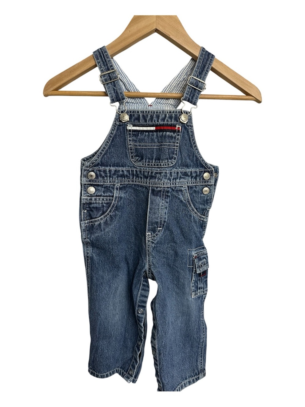 Tommy Hilfiger Kids Denim Overalls -Size 18-24M